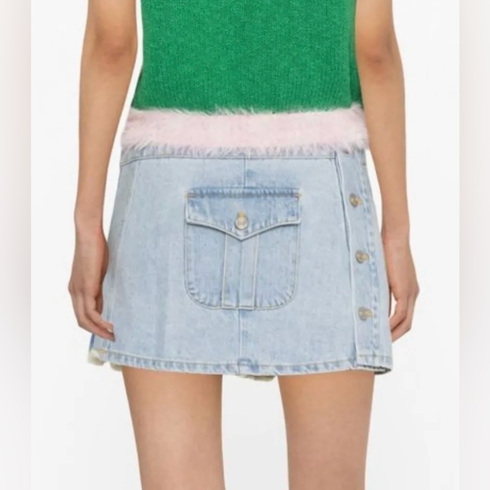Andersson Bell pleated wrap denim skirt. Size 27. Excellent condition! - Picture 5 of 7